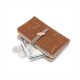 Lianbu women's mid-length, multifunctional, simple PU wallet with large capacity, printed buckle, zippered wallet, and card holder.