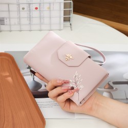 Lianbu women's long wallet, Japanese and Korean style, new, stylish and simple. Multifunctional Large-Capacity Clutch Handbag