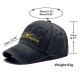 New Cross-border TEXAS Embroidered Baseball Cap, Washed and Distressed Patchwork Embroidered Baseball Cap, Outdoor Retro Sun Visor