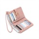 Lianbu new women's wallet, solid PU multifunctional tote, simple, two-fold clasp short student wallet in stock and wholesale Lianbu new women's wallet, solid PU multifunctional tote, simple, two-fold clasp short student wallet in stock and wholesale