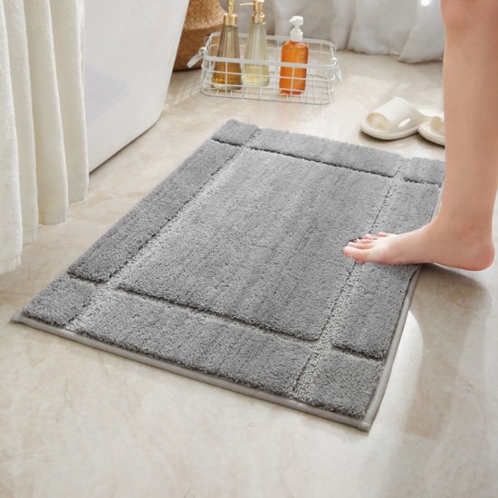 Cross-border bathroom absorbent floor mats, quick-drying bathroom entrance floor mats, thick plush carpet, non-slip bathroom mats Cross-border bathroom absorbent floor mats, quick-drying bathroom entrance floor mats, thick plush carpet, non-slip bathroom mats