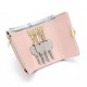 2025 new women's short key case, wallet, fashionable, card holder, bill holder, and key case wholesale.