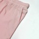 Women's suit: New solid color square-neck, long-sleeved, gathered, side-slit top, T-shirt, women's casual two-piece trousers.