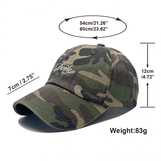Cross-border new letter camouflage baseball cap for women, outdoor sun protection visor hat, men's street sports hat Cross-border new letter camouflage baseball cap for women, outdoor sun protection visor hat, men's street sports hat