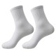 Amazon combed solid color sports socks, terry mid-calf socks, breathable and wear-resistant, thin, men's basketball socks Amazon combed solid color sports socks, terry mid-calf socks, breathable and wear-resistant, thin, men's basketball socks