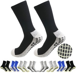 Children's non-slip trampoline socks, adhesive-coated floor socks, playground, baby early childhood learning, indoor adult yoga socks.