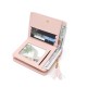Cross-border Taobao bestseller, women's short wallet, foldable, fresh bow, kitten pendant, student wallet in stock Cross-border Taobao bestseller, women's short wallet, foldable, fresh bow, kitten pendant, student wallet in stock
