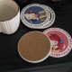 Niche homemade red apple flying bird coffee cup, simple hand-painted bread puppy ceramic flip-top mug