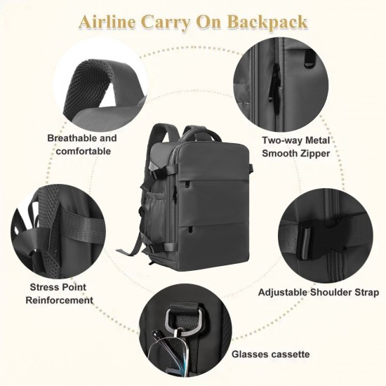 Feihong Amazon cross-border travel backpack, large-capacity, multi-functional backpack, school bag, travel bag, luggage bag