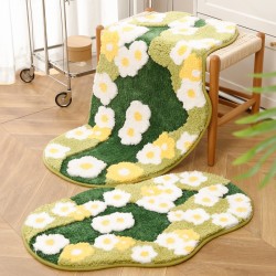 Manufacturer-made carpet wholesale, non-slip absorbent kitchen floor mats, customizable for stain-resistant and wear-resistant applications.