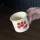Korean Instagram-style natural green apple lemon glass water cup, refreshing heat-resistant juice cup, simple and artistic milk cup