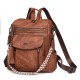 New 2025 retro spring cross-border trendy PU women's bags, multi-functional women's backpacks wholesale New 2025 retro spring cross-border trendy PU women's bags, multi-functional women's backpacks wholesale