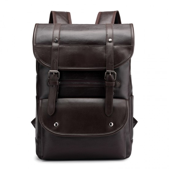 New cross-border men's backpacks, trendy retro men's business laptop backpacks, large-capacity waterproof leather travel backpacks New cross-border men's backpacks, trendy retro men's business laptop backpacks, large-capacity waterproof leather travel backpacks