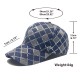 New Washed Denim Checkerboard Sequin Baseball Hat for Women: Casual and Versatile, Face-Showing, Small Sun Protection Baseball Hat New Washed Denim Checkerboard Sequin Baseball Hat for Women: Casual and Versatile, Face-Showing, Small Sun Protection Baseball Hat