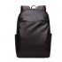 New cross-border men's PU leather backpack, simple and lightweight business travel bag, business casual, large capacity laptop bag