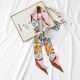 Long silk scarves for women, sweet, imitation silk print, ribbons for hairbands, elegant bags, ribbons, wholesale small silk scarves Long silk scarves for women, sweet, imitation silk print, ribbons for hairbands, elegant bags, ribbons, wholesale small silk scarves