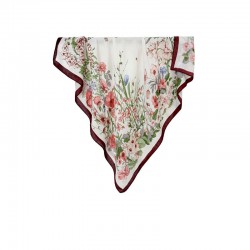 Korean thin, fashionable, elegant silk scarves, 90cm, garden print, neck support, versatile square scarves for women, wholesale scarves. Hair