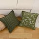 Cross-border Nordic ins green chenille jacquard pillows, retro pastoral cushions for living room sofas Cross-border Nordic ins green chenille jacquard pillows, retro pastoral cushions for living room sofas
