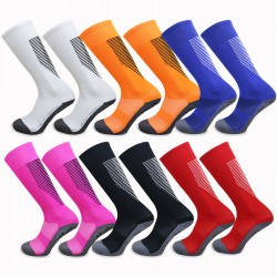 Professional fencing socks, children's and adult competition training fencing equipment, thickened sweat-wicking, non-slip sports socks with a towel sole.