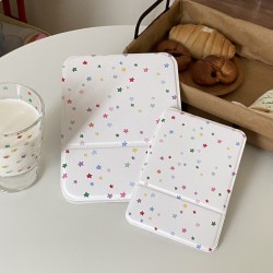 Korean Instagram fresh cotton absorbent face towel. 4-ply Class A small square hand towel for intimate areas and children's bibs