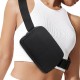 Cross-border Lulu-style waist bag, nylon waterproof chest bag, messenger bag, outdoor sports and running crossbody waist bag for men and women Cross-border Lulu-style waist bag, nylon waterproof chest bag, messenger bag, outdoor sports and running crossbody waist bag for men and women