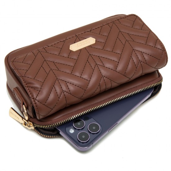 2024 new stylish shoulder bag, soft PU multifunctional large capacity phone bag, crossbody bag, mini square bag