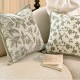 Cross-border Nordic ins chenille jacquard velvet pillow, fresh floral cushion, living room sofa cushion cover Cross-border Nordic ins chenille jacquard velvet pillow, fresh floral cushion, living room sofa cushion cover
