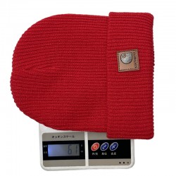 Cross-border in-stock beanie, knitted hat, men's autumn and winter thickened cold-resistant hat, European and American outdoor trendy beanie.