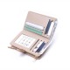 New Cross-Border Medium Wallet, Multifunctional, Stylish, Simple Zippered Closure Card Holder, Student Coin Purse