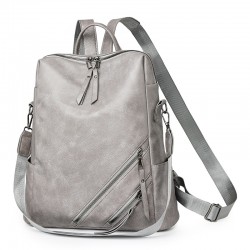 New cross-border multi-compartment backpack, fashionable European and American commuter schoolbag, large capacity, casual, versatile backpack