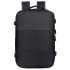 Simple men's and women's travel backpack, large-capacity canvas backpack for junior high, high school, and college students