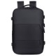Simple men's and women's travel backpack, large-capacity canvas backpack for junior high, high school, and college students