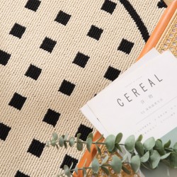Thickened round rug, home coffee table mat, bedroom bedside rug, study chair, swivel chair, hanging basket, computer chair mat.