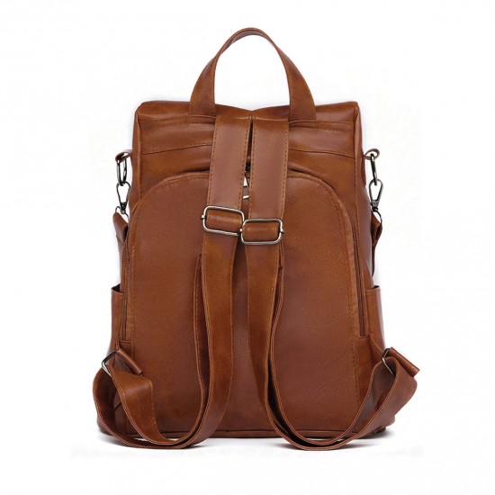 Feihong women's backpack, new Korean style, fashionable, casual, versatile, street style, large capacity, single-shoulder women's backpack