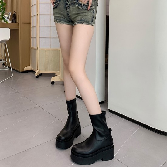 Satin wedge-heeled shoes with back straps for women, 2025 square-toed bow-knot ruffled niche closed-toe sandals