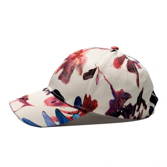 New cross-border spring and autumn printed baseball caps, outdoor protection. Fashionable and casual sun hats