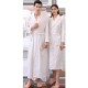 Summer thin satin bathrobe absorbent quick-drying couple's robe, extra long and plus-size for men, spring and autumn