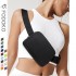 Cross-border Lulu-style waist bag, nylon waterproof chest bag, messenger bag, outdoor sports and running crossbody waist bag for men and women