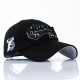 Cross-border washed cotton Amazon 3D embroidered cookies baseball caps, outdoor sports distressed lettering caps Cross-border washed cotton Amazon 3D embroidered cookies baseball caps, outdoor sports distressed lettering caps