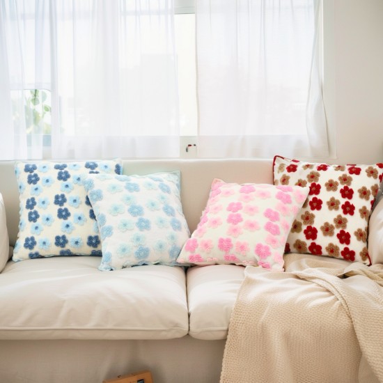 French cotton and linen 3D floral lace pillow. INSS Light Luxury Mesh Lace Sofa Cushion Covers, Lumbar Pillows French cotton and linen 3D floral lace pillow. INSS Light Luxury Mesh Lace Sofa Cushion Covers, Lumbar Pillows