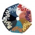 New faux mink knitted jacquard hats, in stock, cross-border hot-selling knitted hats, popular European and American beanie hats.