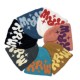 New faux mink knitted jacquard hats, in stock, cross-border hot-selling knitted hats, popular European and American beanie hats.