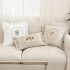 Cross-border Nordic ins Dutch velvet Christmas wreath pillows, sofa and living room home decorative cushions.