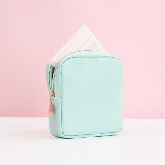 Sanitary napkin storage bag, portable menstrual pad storage bag, large capacity sanitary napkin and menstrual pad bag