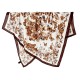 Retro Butterfly print 90*90 square scarf for women, a stylish, niche decorative scarf for Instagram style, easy to match, and a high-end wholesale scarf.