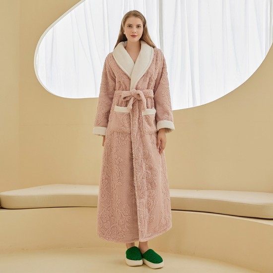 2023 new long-sleeved, thin, breathable, and suitable for outdoor wear, beautiful striped pajamas for women, spring, autumn, and summer long-sleeved, moisture-wicking, breathable home robes.