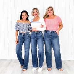 European and American Cross-Border New Amazon 20 Spring 2025 new blue washed straight-leg elegant jeans for women