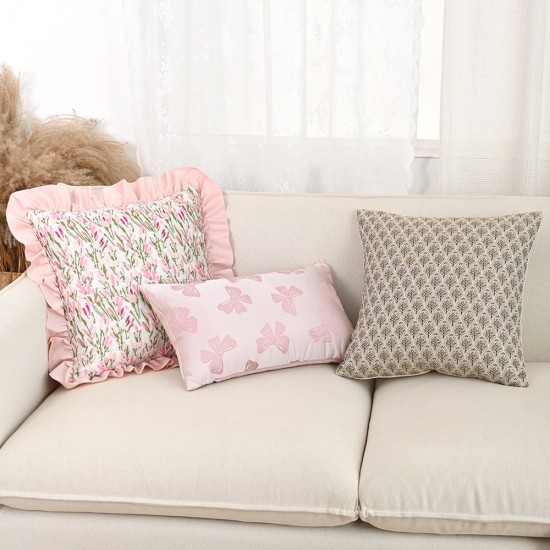 Cross-border Nordic INS retro striped polyester-cotton yarn-dyed jacquard throw pillows, vintage tassel tassel sofa cushions. Cross-border Nordic INS retro striped polyester-cotton yarn-dyed jacquard throw pillows, vintage tassel tassel sofa cushions.