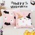 Cross-border Nordic ins hot-selling Halloween cute ghost embroidered lace cushion cover, home sofa decoration