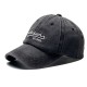 Cross-border washed embroidered lettered baseball hats, versatile casual and fashionable men's and women's baseball caps, washed and distressed sun hats